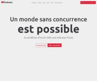Pinshasa.com(Transformez votre entreprise en une marque culte) Screenshot