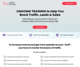 Pinsmadesimple.com(Pins Made Simple) Screenshot