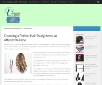 Pinstraighthair.com(Hair Care Resources & Tools Review Site) Screenshot