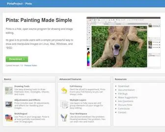 Pinta-Project.com(Painting Made Simple) Screenshot