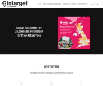 Pintarget.co.uk(Location Marketing Agency) Screenshot