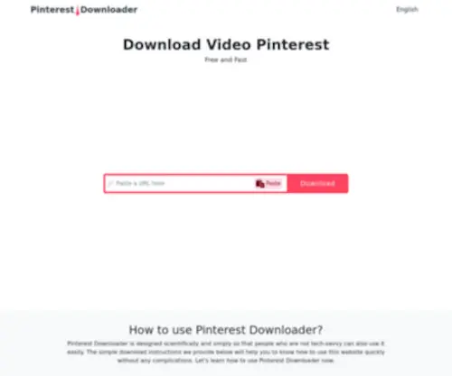 Pinterestdownloader.io(Pinterest Video Downloader) Screenshot