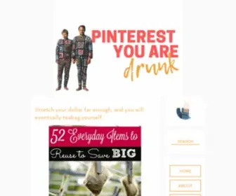 Pinterestyouaredrunk.com(Pinterest, You Are Drunk) Screenshot