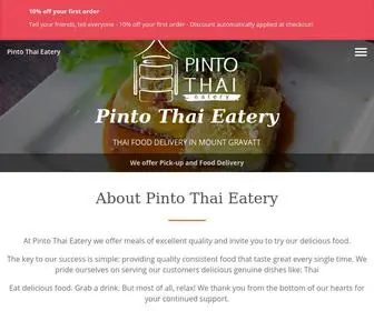 Pintothaimtgravatt.com.au(Order Online for Takeaway / Delivery or Book a Table. Here at Pinto Thai Eatery) Screenshot