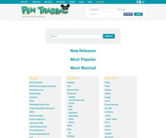 Pintradingdb.com(Pin Trading Database) Screenshot