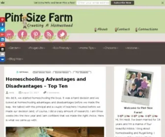 Pintsizefarm.com(Pint Size Farm) Screenshot