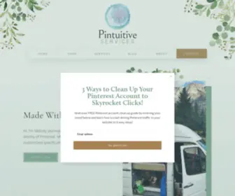 Pintuitiveservices.com(Pintuitive Pinterest Marketing Services & Design) Screenshot