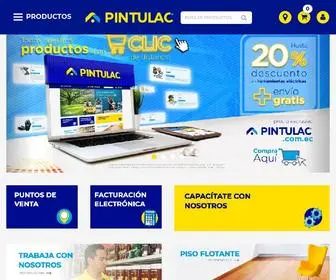 Pintulac.com.ec(Tu amigo experto en acabados para construcción y maquinaria) Screenshot