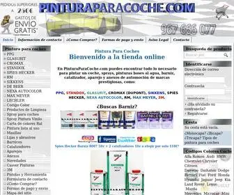 Pinturaparacoche.com(Pintura para coches) Screenshot