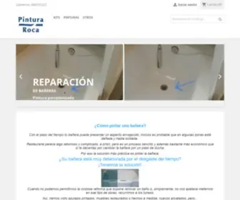 Pinturaroca.com(Pintura para bañeras) Screenshot