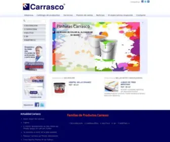 Pinturascarrasco.com(Pinturas Carrasco. Pintura para el automóvil) Screenshot