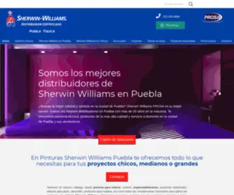 Pinturasswpuebla.com(Sherwin Williams en Puebla) Screenshot