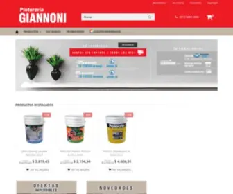 Pintureriagiannoni.com(Pinturería Giannoni) Screenshot