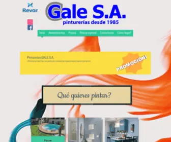 Pintureriasgale.com(Pinturerias GALE) Screenshot