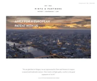 Pintz.com(Pintz & Partners) Screenshot