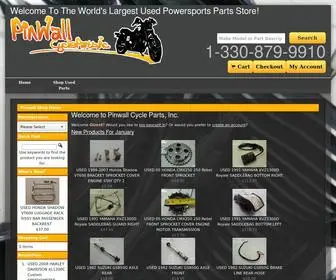 Pinwallcycle.com(Pinwall Cycle Parts) Screenshot