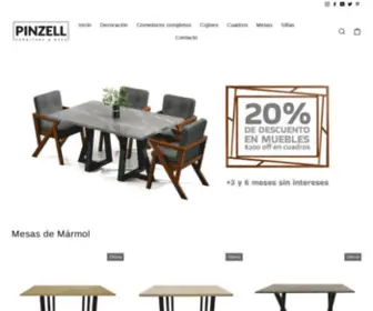 Pinzell.mx(Muebles y Decoración) Screenshot