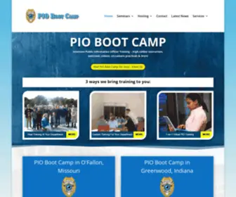 Piobootcamp.com(PIO Boot Camp) Screenshot