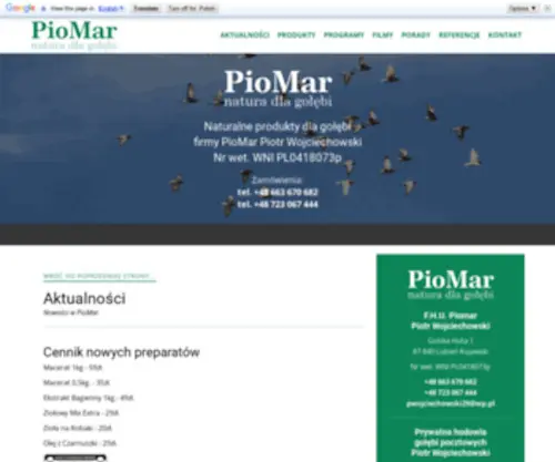 Piomarnatura.pl(Nowości w PioMar. PioMar) Screenshot