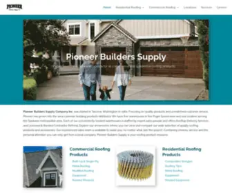 Pioneer-Rooftop.com(Pioneer Builders Supply Co) Screenshot