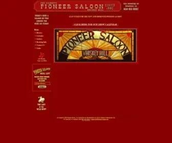 Pioneer-Saloon.com(THE PIONEER SALOON) Screenshot