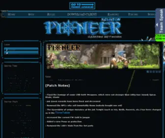 Pioneer-Sro.com(News & Updates) Screenshot