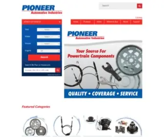 Pioneerautoind.com(Pioneer Automotive Industries) Screenshot