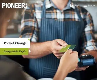 Pioneerbanking.com(Pioneer Bank) Screenshot