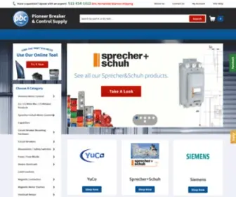 Pioneerbreaker.com(Industrial Electronic Components Distributor) Screenshot