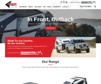 Pioneercampers.com.au(The best Camper Trailer on the market) Screenshot