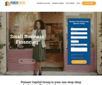 Pioneercapgroup.com(Small Business Financing Company) Screenshot