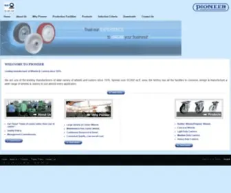 Pioneercastors.net(Pioneer Castors) Screenshot