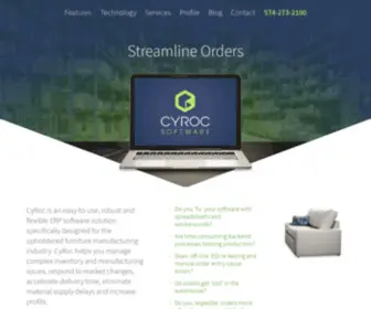 Pioneercomputer.com(CyRoc Upholstered Furniture Manufacturing ERP Software) Screenshot