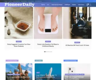 Pioneerdaily.com(Pioneer Daily) Screenshot