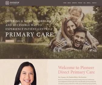 Pioneerdpc.com(Pioneer Direct Primary Care) Screenshot