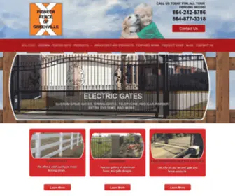 Pioneerfencesc.com(Fences and Gates) Screenshot