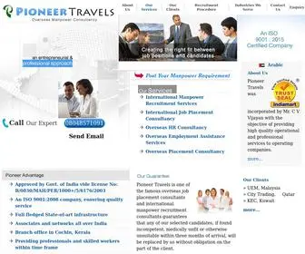 PioneerGlobalrecruitment.net(Job Placement Consultants) Screenshot