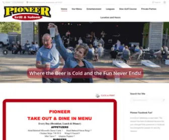 Pioneergrillandsaloon.com(Pioneer Grill and Saloon) Screenshot