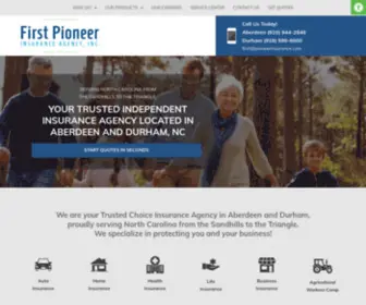 Pioneerinsurance.com(Insurance Agency in Aberdeen NC) Screenshot