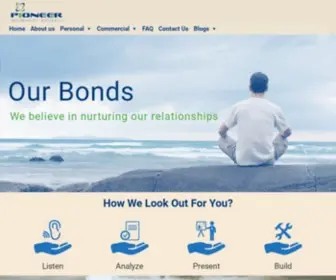 Pioneerinsurancebrokers.com(Pioneer Insurance Brokers) Screenshot