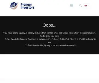 Pioneerinvestors.org(Pioneer Investors) Screenshot