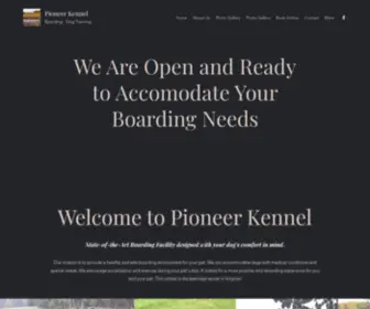 Pioneerkennel.com(Pioneer Kennel) Screenshot