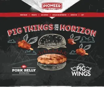 Pioneermeats.com(Pig Things Are On The Horizon) Screenshot