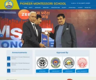 Pioneermontessori.in(Pioneer Montessori School Pioneer Montessori School Lucknow) Screenshot