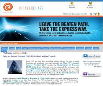 Pioneeronline.com(Pioneer is the first Internet Service Provider (ISP)) Screenshot