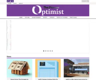 Pioneeroptimist.com(The student news site of Ann Arbor Pioneer High School) Screenshot