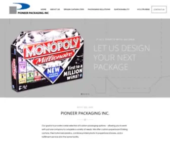 Pioneerpackaginginc.com(Packaging Solutions) Screenshot