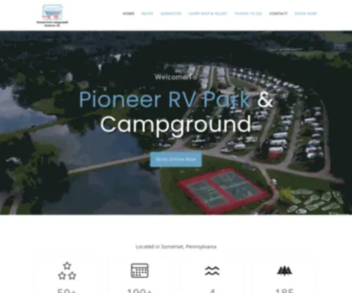 Pioneerparkcampground.com(Pioneer Park Campground Splash) Screenshot