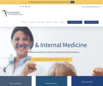 Pioneerphysicians.com(First In Health) Screenshot