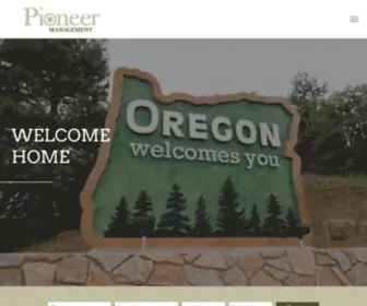 Pioneerpm.com(Roseburg Property Management) Screenshot